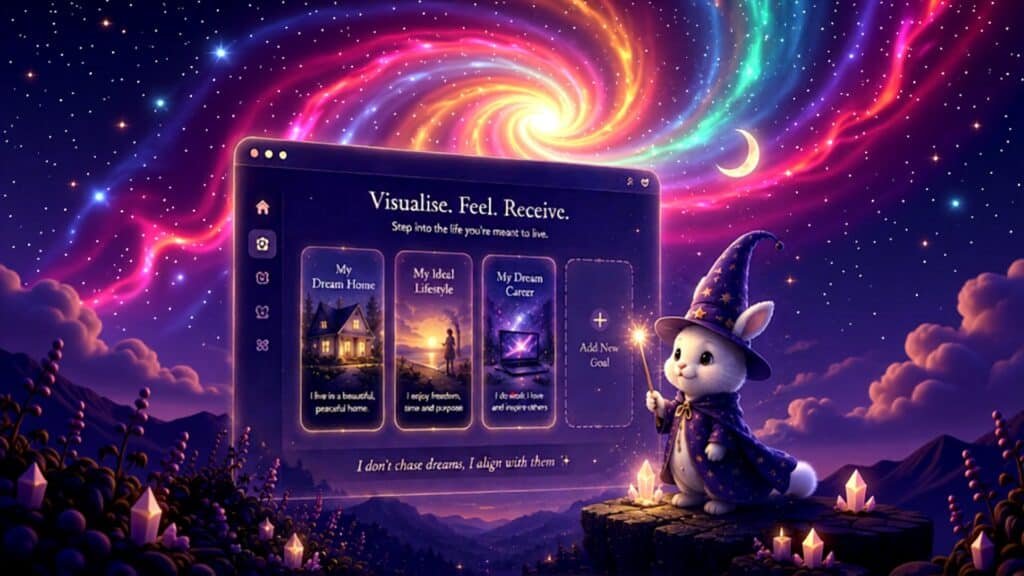 White Bunny Creations Manifestation Board